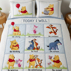 Positive Emotional Support For Mental Health Quilt Bed Set - Cute Gifts For Movie Fans 05QHLU170725