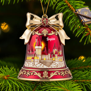 Ring Bell Castle Christmas Ornament Personalized Gifts For Fans 01PGDT080925