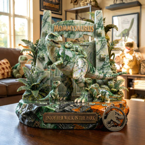 Dinosaur Mom Acrylic Plaque, Personalized Gifts For Mom 03qhqn240226