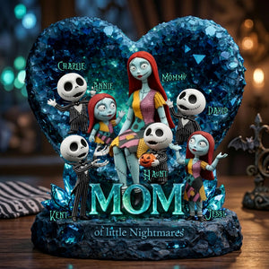 Horror Mom And Kids Acrylic Plaque - Personalized Gifts For Mother's Day Plaque 07TOLU060426