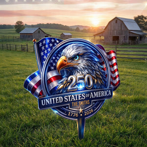 Fierce American Eagle Metal Sign - Personalized Gifts For Patriots 05qhqn250226