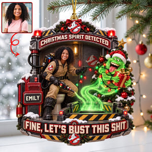 Custom Photo Spirit Detector Christmas Ornament - Personalized Gifts For Christmas 01haqn120926