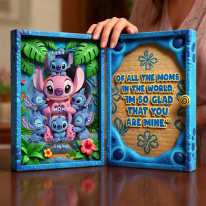 Little Monster Loves Mom Acrylic Plaque - Personalized Gifts For Mom 05OHMG180326