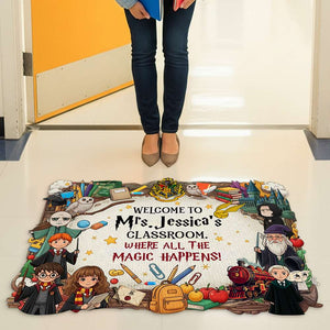 Teacher Doormat - Personalized Gifts For Teacher 02HULU300725