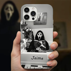 Chilling Killer Phone Case, Personalized Gifts For Horror Fans 01qhdt060925
