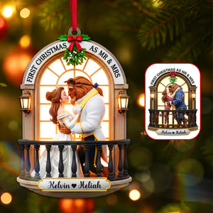 Personalized Gifts For Christmas, The Best Couple Acrylic Ornament 03namg230825