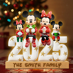 Sweet Family Christmas Light Box Personalized Gifts For Family 06PGDT041125