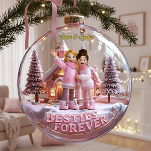 Girly Friendship Acrylic Ornament, Personalized Gifts For Besties 02qhtn131125mg