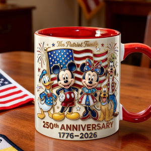 USA Anniversary Accent Mug - Personalized Gifts 03PALU030226