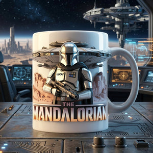 Space Warrior Coffee Mug - Personalized Gifts For Sci-Fi Lover Coffee Mug 04OHTN190326