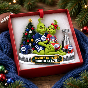 Rival Teams Christmas Ornament - Personalized Gifts For Sport Couple 03ohlu211026