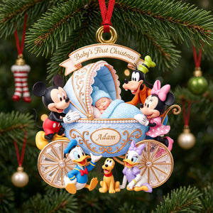 Newborn’s First Christmas Ornament - Personalized Christmas Gifts 07nadh091026