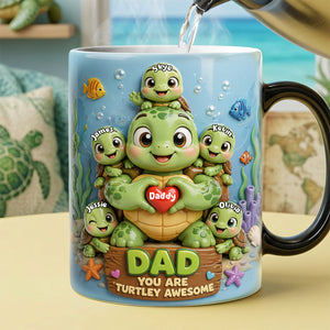 Awesome Dad Magic Coffee Mug - Personalized Gifts For Dad 04TOTA300426