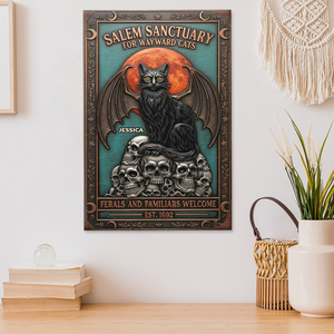 Witch Salem Metal Sign - Personalized Gifts For Witch Lover 01NAPU150725