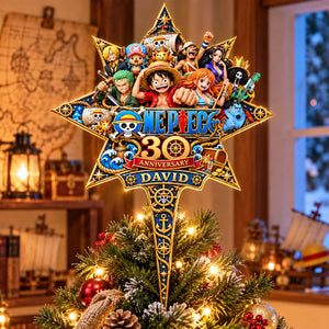 30th Anniversary Adventure Acrylic Christmas Tree Topper - Personalized Gifts For Christmas 12ohlu081026