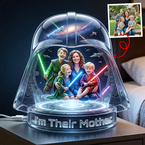 Universe Family Lightbox - Custo Photo Gifts For Family Custom Shape Acrylic Light Box 01NATN310326