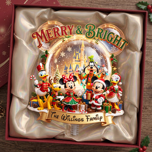 Merry Family Tree Topper - Personalized Christmas Gifts For Family 01pata120826