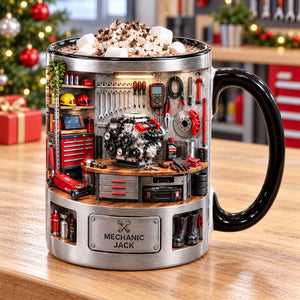 Classic Garage Accent Mug - Personalized Gifts For Mechanic 06ttqn061026