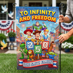 Celebrated America 250th Anniversary Garden Flag - Personalized Gifts For Family 04tydh150626
