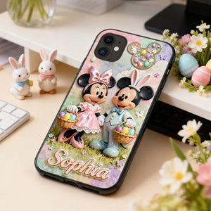 Cute Easter Day Phone Case - Personalized Gifts For Couple 02PGTN120226