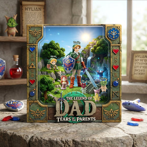 The Legend Of Dad Acrylic Plaque - Personalized Gifts For Father 06OHLU200526