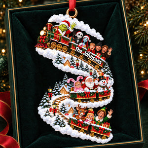 The Train Christmas Ornament - Personalized Gifts For Christmas 09ohdt191026