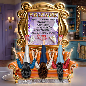 Besties Sticked Together Light Box, Personalized Gifts For Besties 04qhdt021225