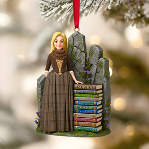 Personalized Gifts For Book Lovers Christmas Ornament 01hutn171025