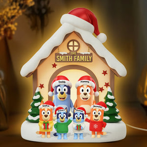 Funny Holiday Acrylic Light Box - Personalized Gifts For Family 06ohqn011125