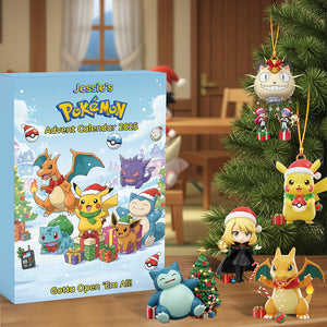 Cute Advent Calendar Custom Acrylic Blind Box, Personalized Gifts For Christmas 06hyta051125