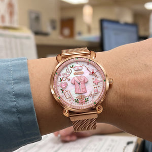 Nurse Christmas Mesh Strap Quartz Watch - Personalized Gifts For Nurse 05pgtn211026