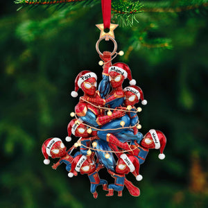 Playful Family Tree Ornament - Personalized Gifts For Family 03QHLU230925