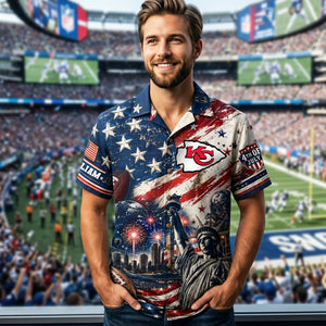 Proud American Hawaiian Shirt - Personalized Gifts For Sport Lovers 04pata090626