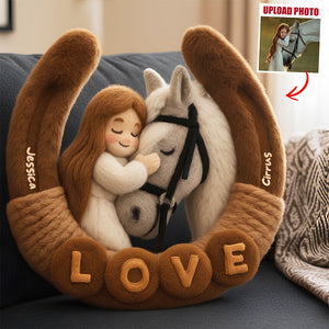 Horse Lovers Pillow Custom Photo Gifts 04NADT111125