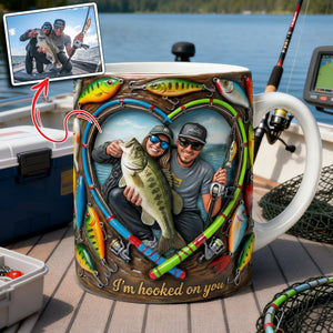 Fishing Couples Coffee Mug - Custom Photo Gifts For Couples 03hulu200126