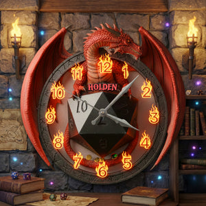Fantasy Hanging Wall Clock - Personalized Gifts 03kimg231225