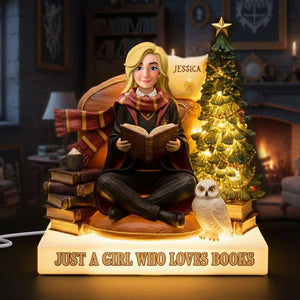 Book Lover Acrylic Light Box - Personalized Gifts For Book Lovers 07tolu041125