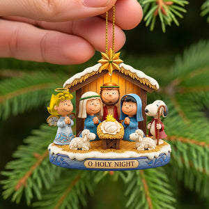 Holy Night Acrylic Ornament, Christmas Gifts For Catholic 04qhtn200825