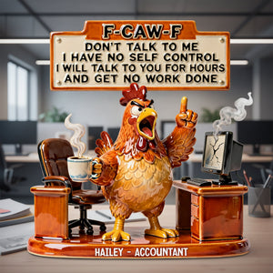 Personalized Funny Gifts For Office Workers Plaque 03NATN201225