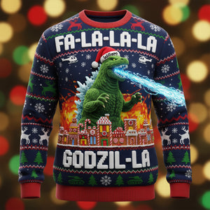 Holiday Monster Ugly Sweater - Personalized Gifts For Movie Fans 04naqn161025