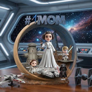 Best Mom In The Universe Plaque – Personalized Gift For Moms 021QHTN250425