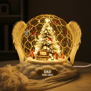 Personalized Cardinal Memorial Custom Shape Acrylic Light Box – Heaven Christmas Gift For Family 04tomg051125