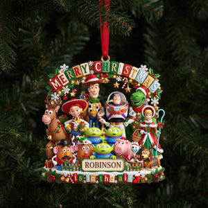 Festive Friends Acrylic Ornament – Personalized Christmas Gift For Families 02PALU010826