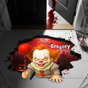 Halloween Scary Doormat - Personalized Gifts For Movie Fans 05PGLU150825