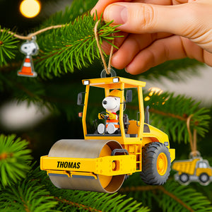Construction Equipments Ornament Personalized Gifts For Workers 01HUDT200825