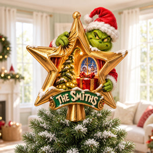 The Star Acrylic Christmas Tree Topper - Personalized Gifts For Family 07hatn211026
