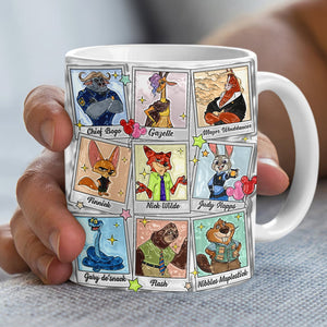 Cute Characters White Coffee Mug 05naqn101225