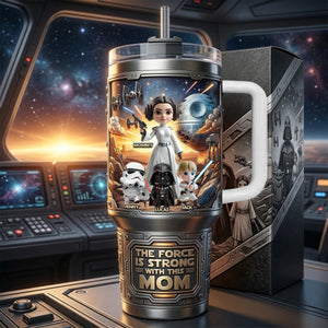 Strong Fantasy Mom 40oz Tumbler With Handle, Personalized Gifts For Mom 04qhtn160326