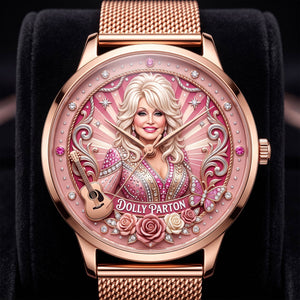 Memorial Famous Singer Mesh Strap Quartz Watch - Personalized Gifts For Fans 04NAQN230926
