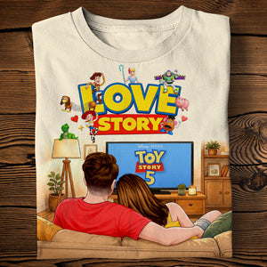 Couple Watching Shirt - Personalized Gifts For Couple 03naqn250626